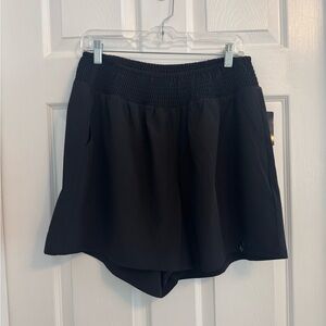 NWT Torrid Happy Camper Smocked Waist Shorts Active Swim Suit Cover Up